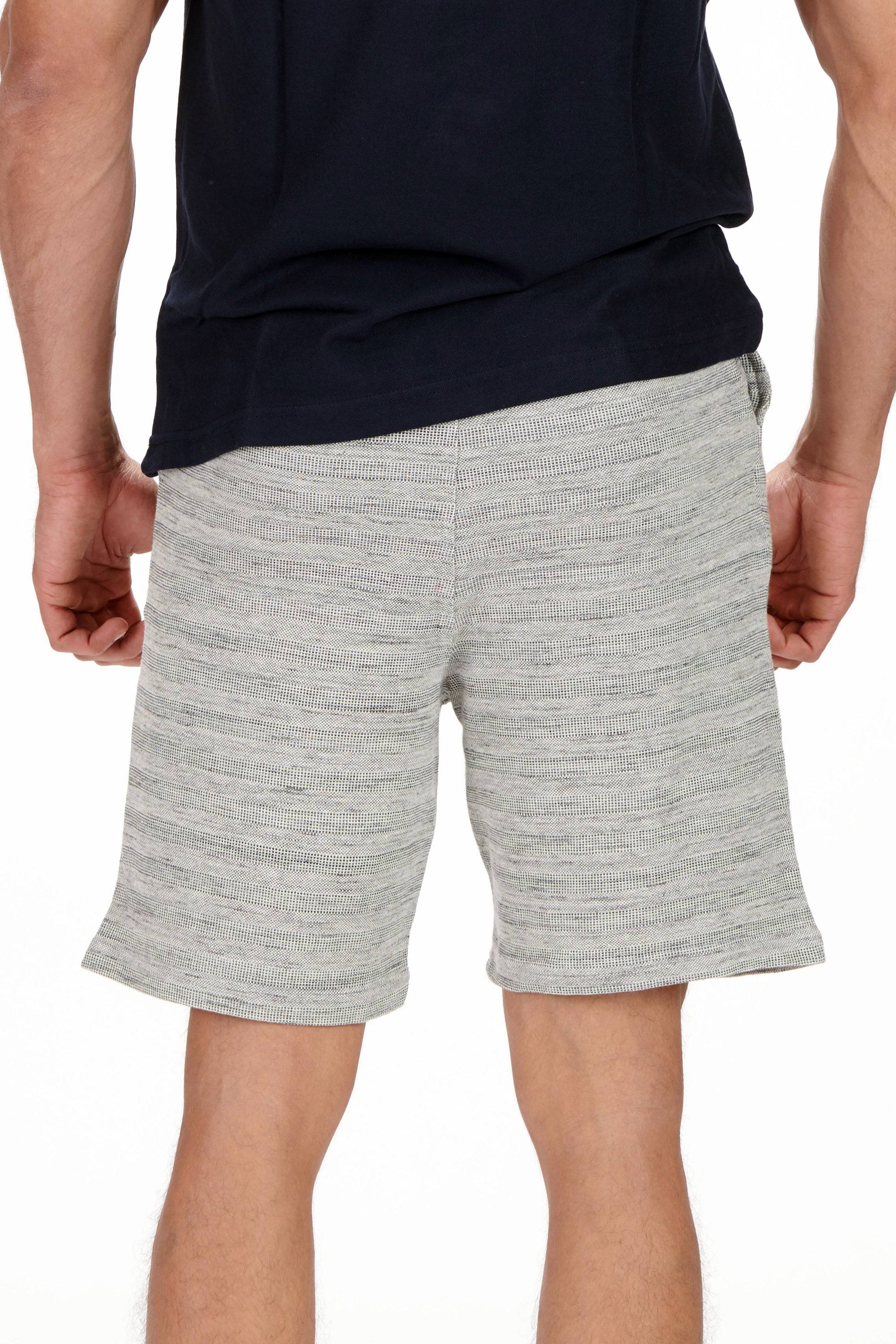 Black coal strips Knitwear(Striped) Shorts