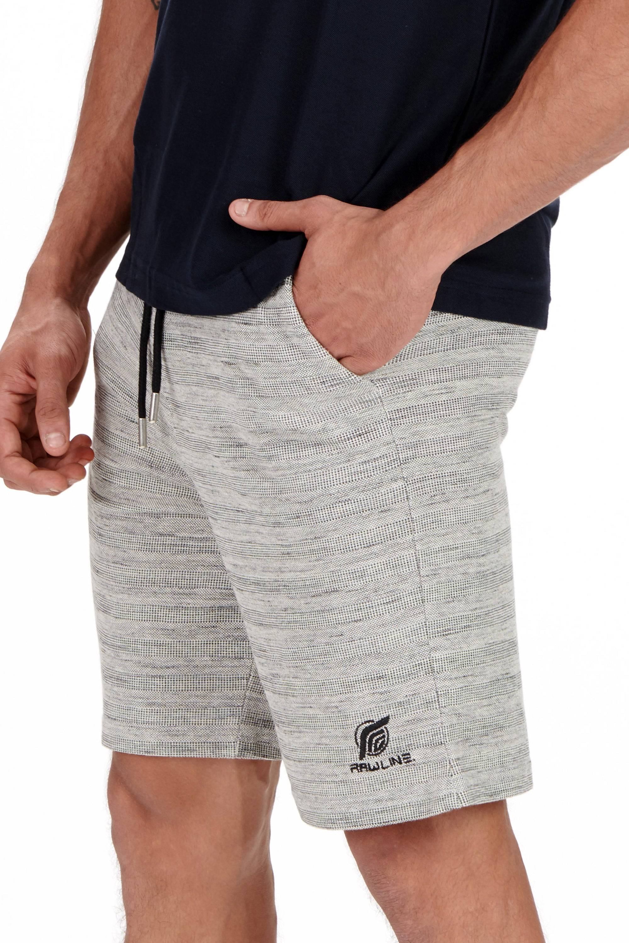 Black coal strips Knitwear(Striped) Shorts