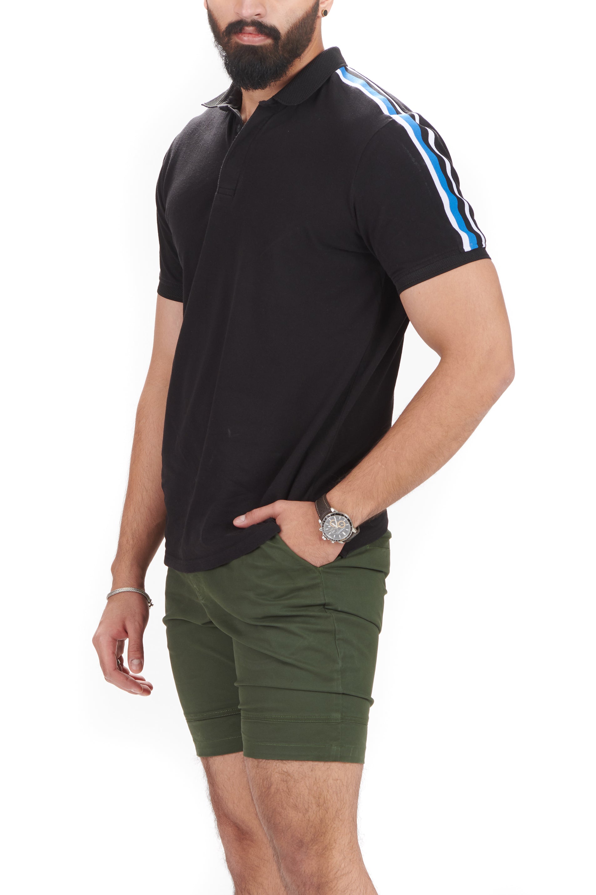 Crocodile Green Gap Twill Shorts