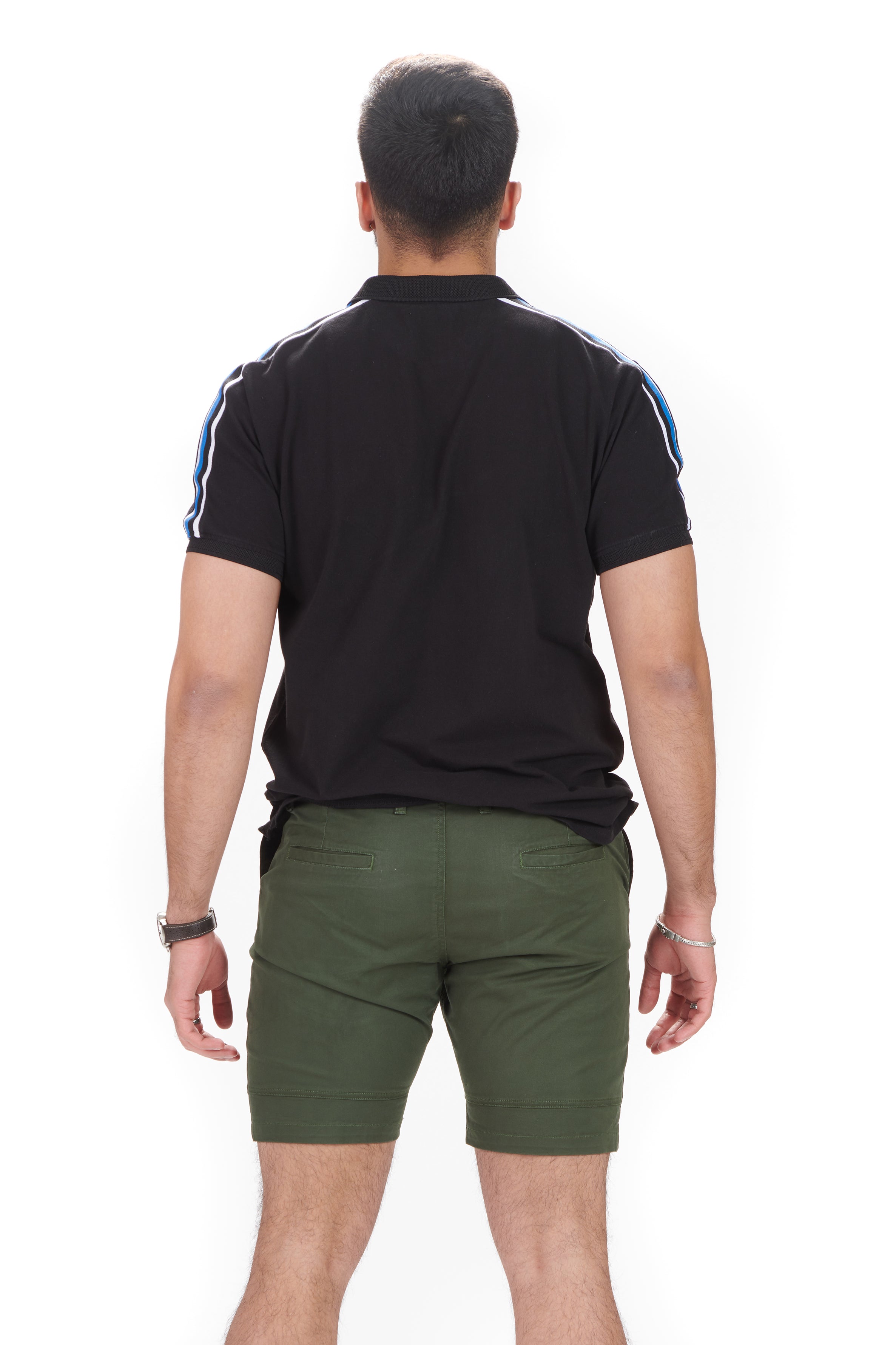 Crocodile Green Gap Twill Shorts